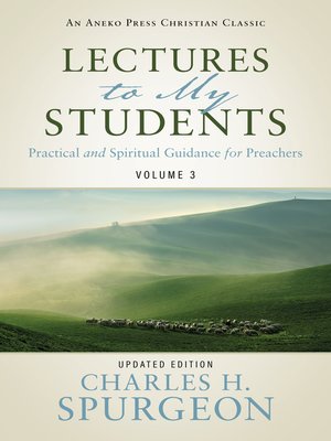 cover image of Lectures to My Students
